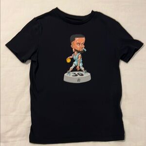 Steph Curry Boys Armour Black Graphic Tee. Size medium, gently used.